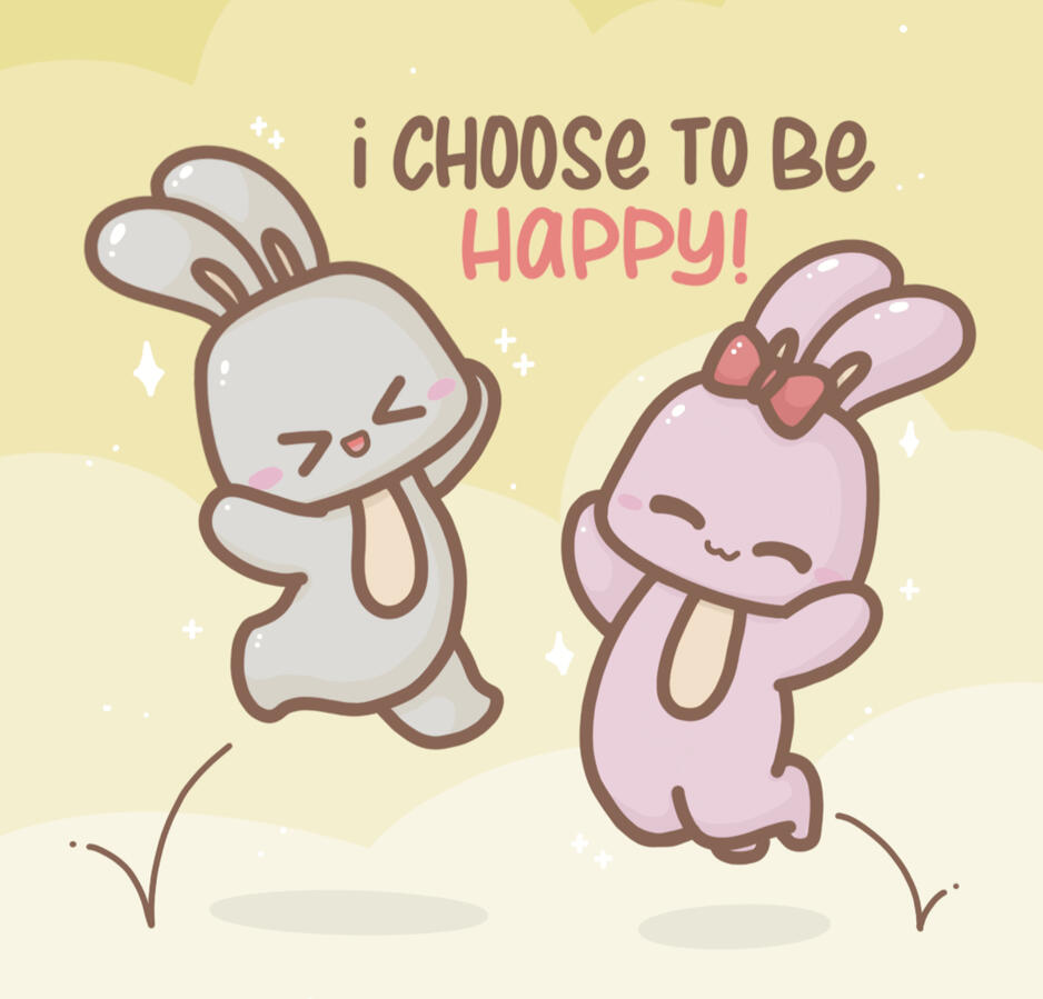 I Choose To Be Happy Postcard