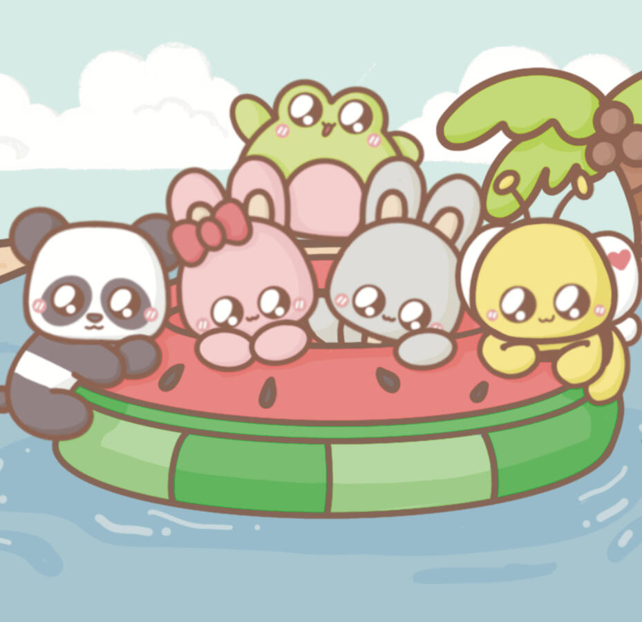 Digital Illustrations made into Postcards